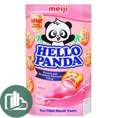 Печенье MEIJI Hello Panda Strawberry 25гр 1/12
