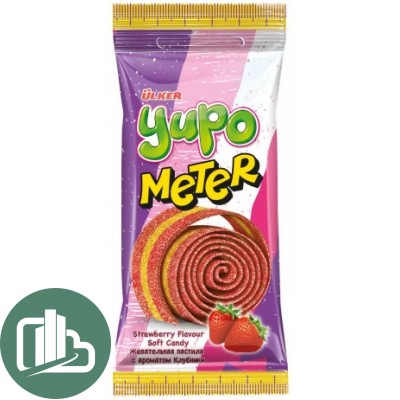 YUPO METER Жевательный мармелад 50гр Клубника 1/24 (6)