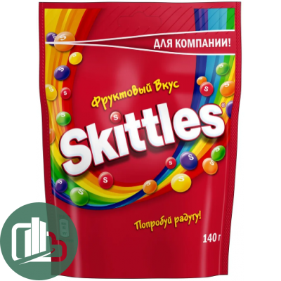Скитлс ИМПОРТ 136гр Фрукты 1/15 