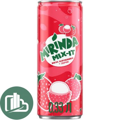 Миринда 0,33л Клубника 1/12