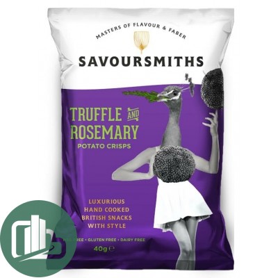 Чипсы картофельные SAVOURSMITHS с трюфелем и размарином 150гр 1/12