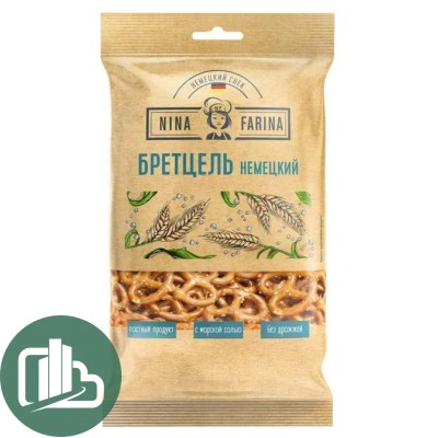 Яшкино Крендельки Бретцель с солью 90гр 1/21