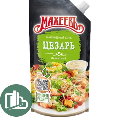 Соус Махеевь дой-пак майонезный Цезарь 200гр 1/20