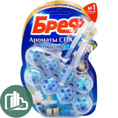 Бреф ароматы спа 2х50г 1/10 средства для унитазе 