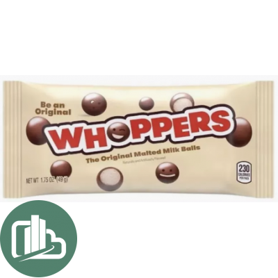 Whoppers 49гр шоколадные шарики 1/24 ИМПОРТ