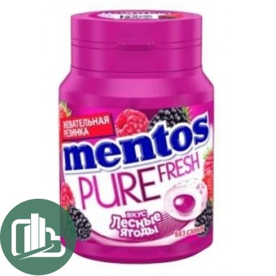 Ментос Pure 50гр Лесные ягоды 1/6 ИМПОРТ(баночка)