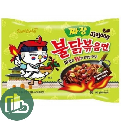 Лапша БП КОРЕЯ SAMYANG BULDAK 140гр ПАКЕТ Курица Бобовый соус 1/40