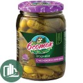 6 Соток Огурчики с чесноком и хреном 720гр 1/6