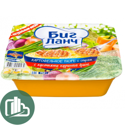 Биг Ланч 110гр Пюре Курица 1/24