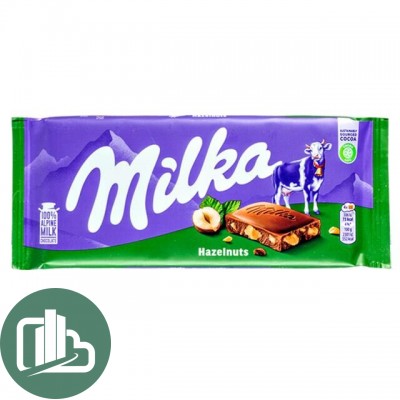 Милка 80гр Hazelnut 1/25 (ИМПОРТ)