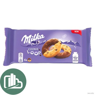 Печенье  Милка Cookie Loop 132гр 1/12