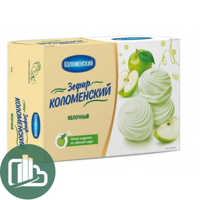 Зефир Коломенский яблочный 250гр 1/12