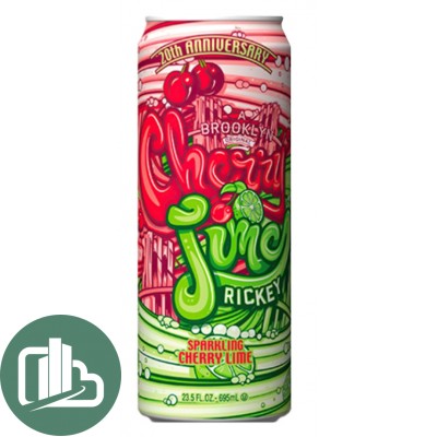 Напиток Arizona 650мл 1/24 RICKEY SPARKLING CHERRY LIME