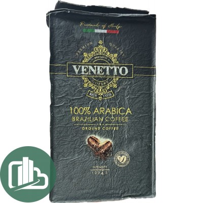 Кофе натур.жареный молот. VENETTO 250гр 1/12