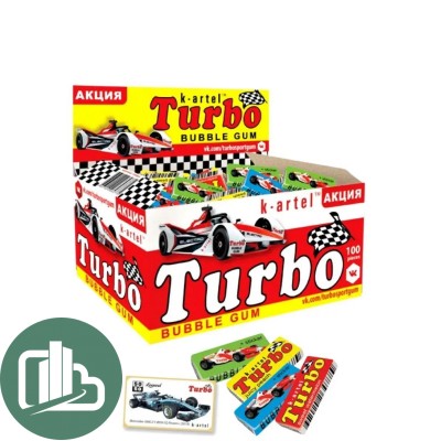 Жевательная резинка Turbosport 1/100