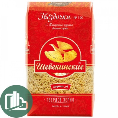 Макароны Шебекинские  Звёздочки 450гр 1/20