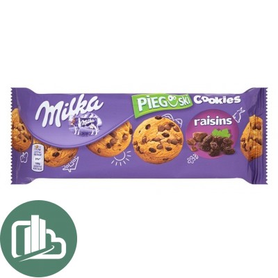 Печенье  Милка Сhoco Cookies с изюмом 135гр 1/24