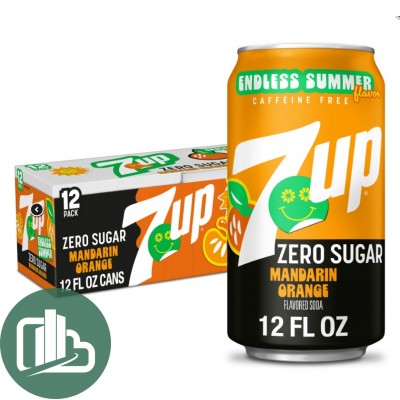7-UP Мандарин Апельсин 335мл 1/12