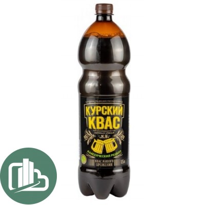 Квас Курский Хлебный 1,5л 1/6 (72)