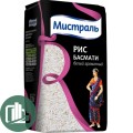 Мистраль Рис Басмати длиннозерный шлифованный 500гр 1/12