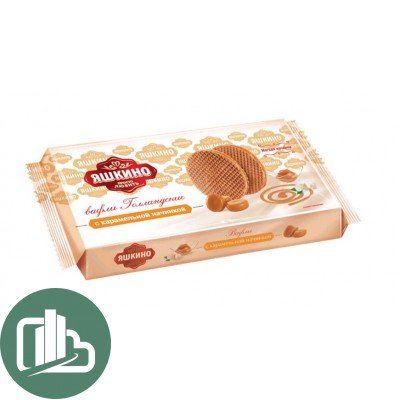 Яшкино  Ваф. Голландские с карамел. 290гр 1/15