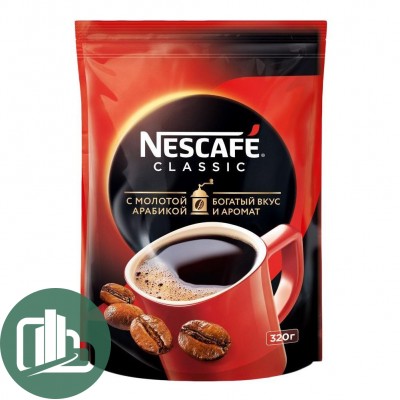 Нескафе Классик пакет 320гр 1/8