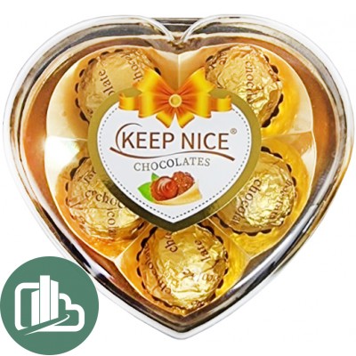 Набор конфет KEEP NICE 50гр 1/72 СЕРДЦЕ