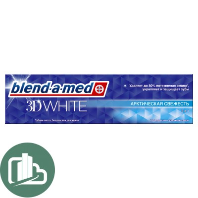 Зубная паста blend-d-med 3D white 3в1 100ml 13
