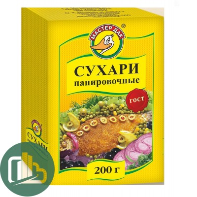 Мастер Дак Сухари Панировочные 200гр 1/50