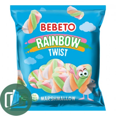 Бебето зефир стенд 60гр синий вкус ваниль 1/12