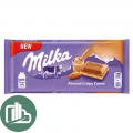 Милка 90гр Алмонд Криспи крем 1/24 (Импорт)
