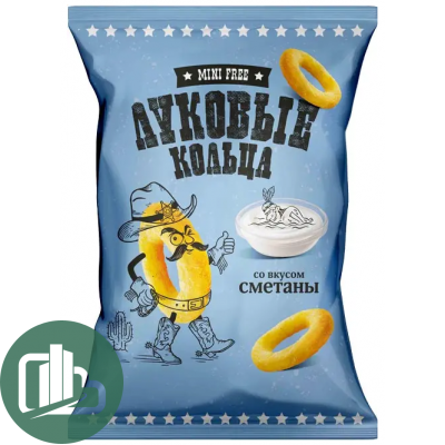 МиниФри (луковые кольца) 100гр Сметана 1/12