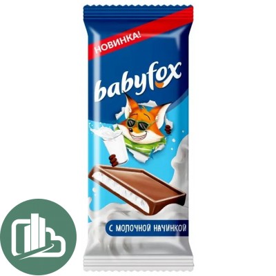 Яшкино Шоколад BabyFox плитка 24гр 1/30