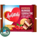 Любятово печенье 66гр с шоколадом Малиновое удовольствие 1/12 