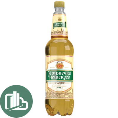 Пиво Кружечка Чешского Голд 1,15л 1/6