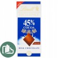 Шоколад молочн. ЛИНД 45% какао 100гр 1/20