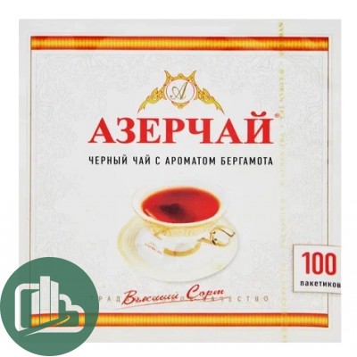 Азерчай 100пак Бергамот 1/6