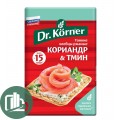 Хлебцы  Dr. Korner Ржаные кориандрон и тмином 100г 1/10 