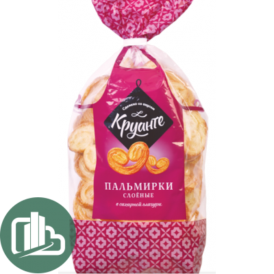 Печенье Круанте Пальмирки 350гр 1/8 Черемушки