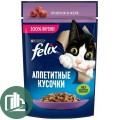 FELIX 75г Аппетитные кусочки в желе 1/26 Ягненок