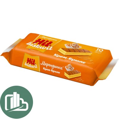 ФАСОВКА  Бисквит 360гр ХитБисквит Мерендинки Крем Брюле 1/9