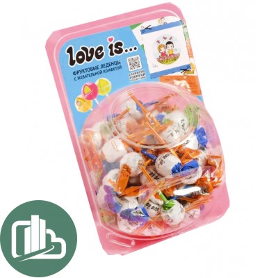 Ловис карамель с начинкой Микс вкусов 17,5гр Сфера 1/75 (6)