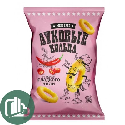 МиниФри (луковые кольца) 100гр Сладкий чили 1/12