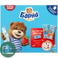 Бисквитник Барни клубничный 300гр 1/7