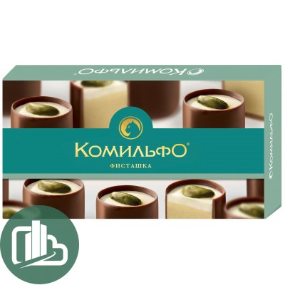 Комильфо Конфеты Фисташка 116гр 1/10