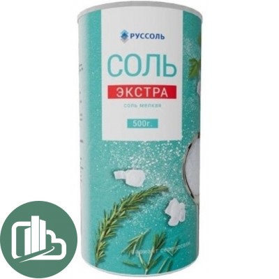 Илецкая Соль Экстра мелкая туба 500гр 1/15