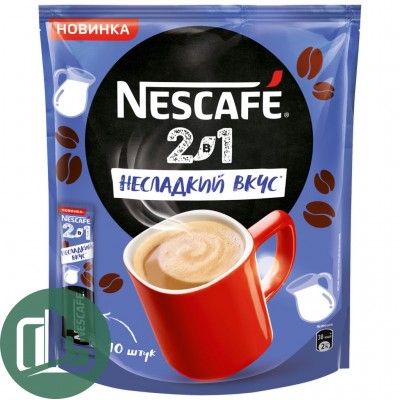Нескафе классик 2в1 Несладкий Вкус 8гр 1/10 (30)
