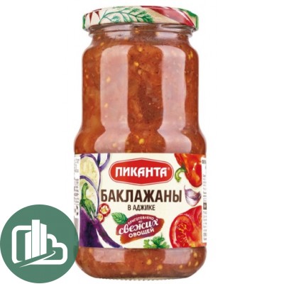 Пиканта Баклажан в аджике 460гр 1/6