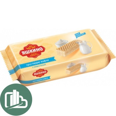 Яшкино Вафли 300гр Сливочные 1/15