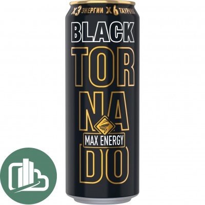Торнадо энерг нап 0,45л 1/12 ж/б Black 